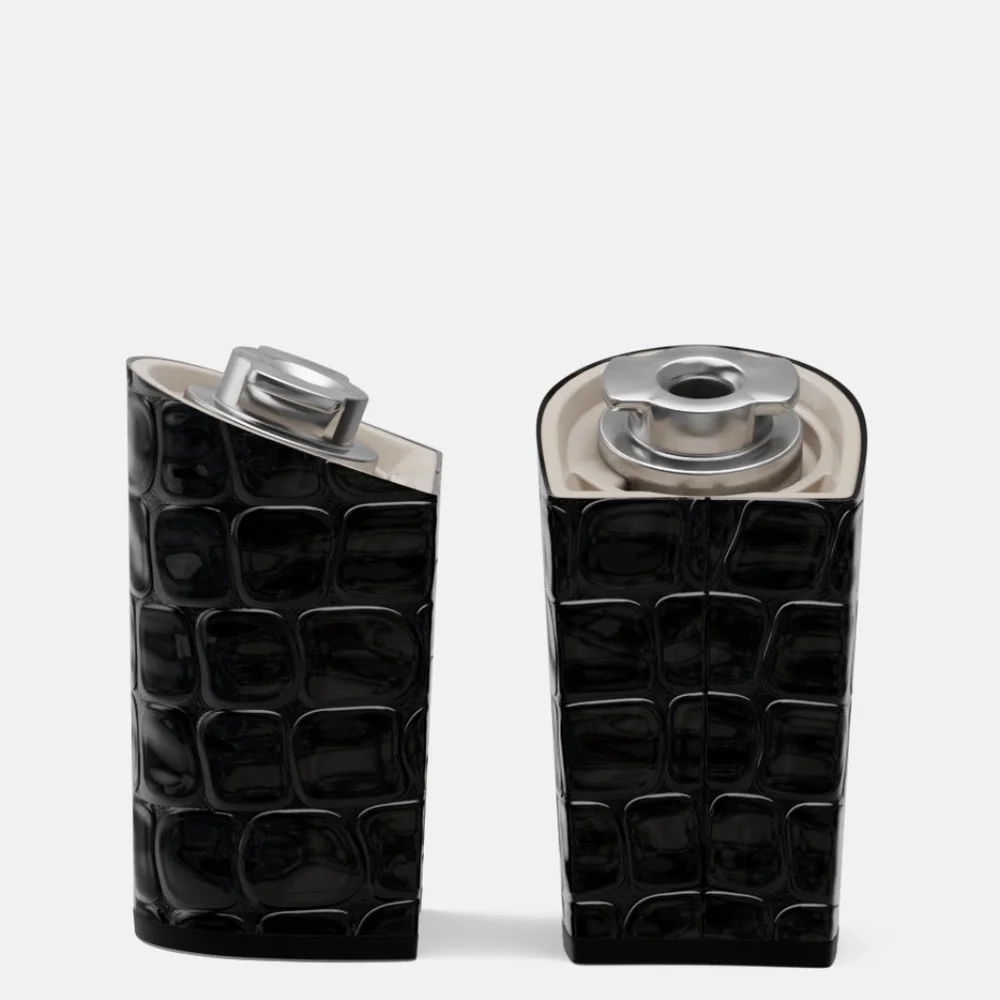 HEEL KIT- Pashion 1.0  Blk Croc Block 4 Inch - Picture 3 of 3